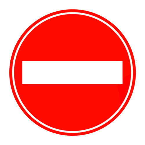  No entry Road Sign With No Entry Parking Sign TT-4