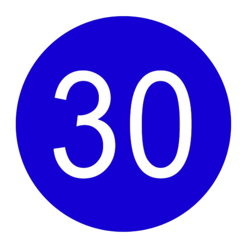 Mandatory Minimum Speed ​​Sign Traffic Sign TT-41a