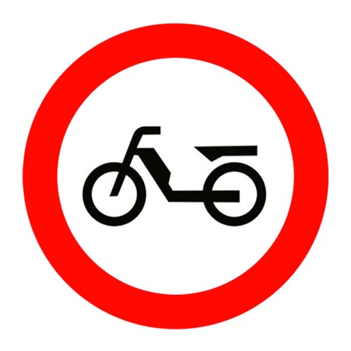 No Moped Entry Sign Traffic Sign TT-9