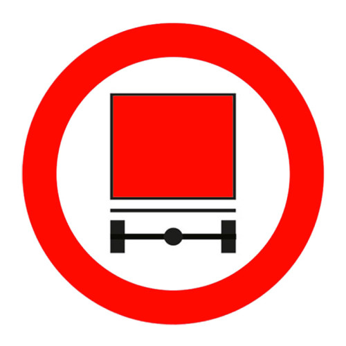 No Entry Vehicle Carrying Dangerous Goods Sign Traffic Sign TT-16b