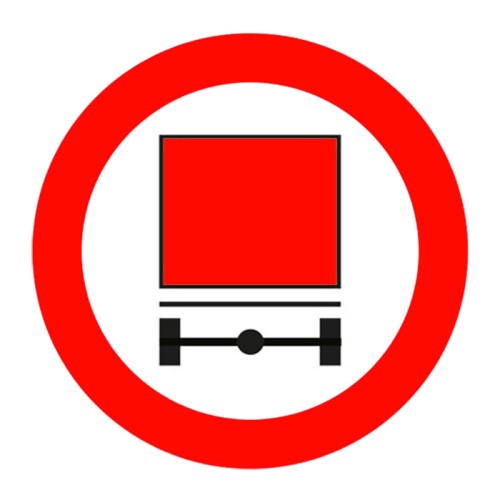 No Entry Vehicle Carrying Dangerous Goods Sign Traffic Sign TT-16b