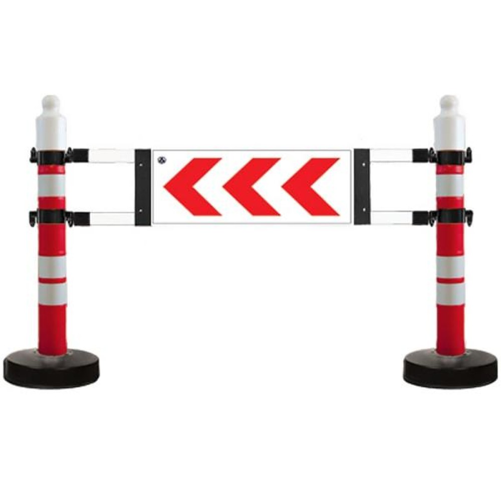 Barrier With Pontoon Warning Sign 1800x1200mm Bend