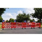 Plastic Safety Barrier Security Barricade 1500x1000mm 4 Color Options