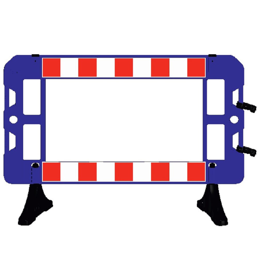 Plastic Safety Barrier Plate Security Barricade 1500x1000mm 4 Color Options