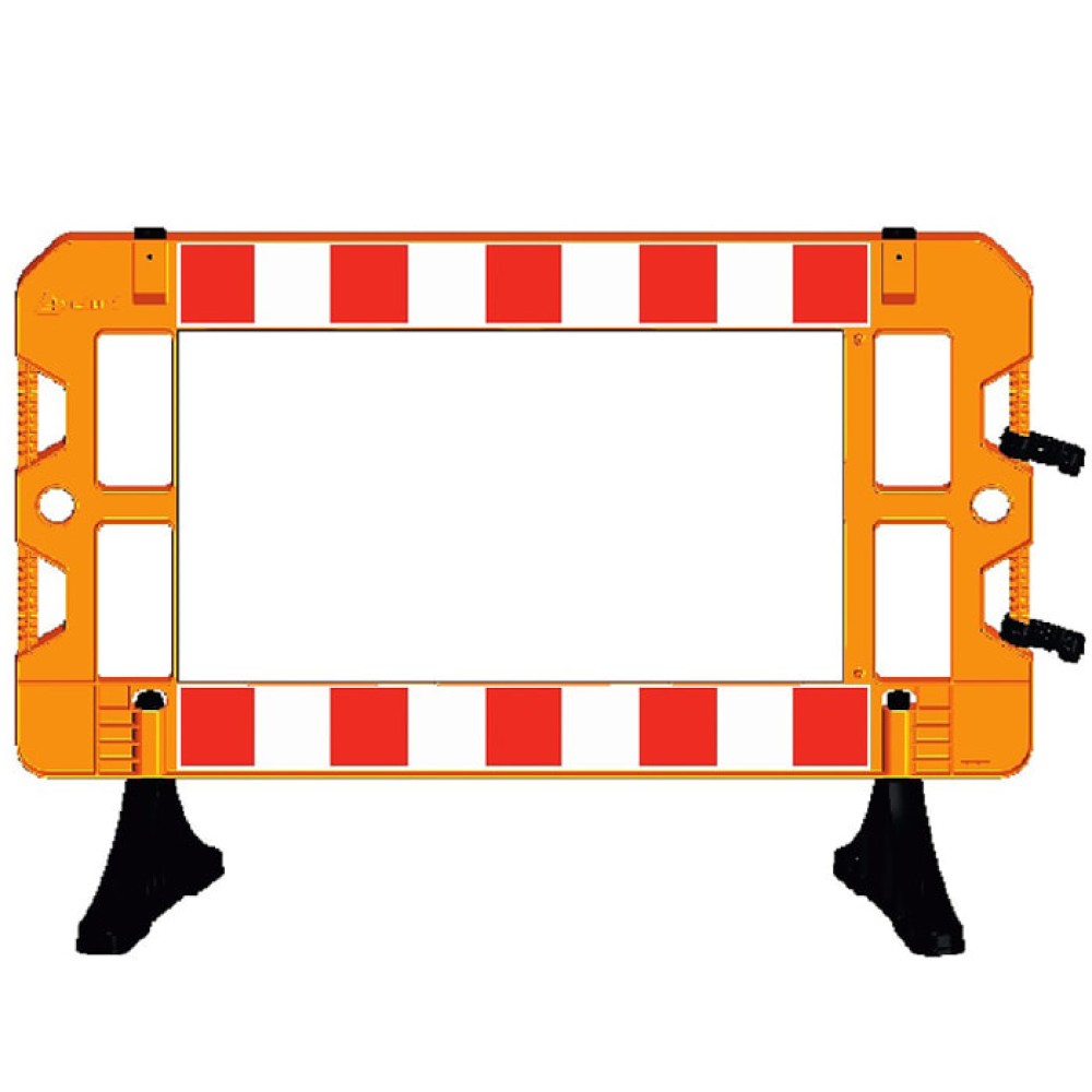 Plastic Safety Barrier Plate Security Barricade 1500x1000mm 4 Color Options