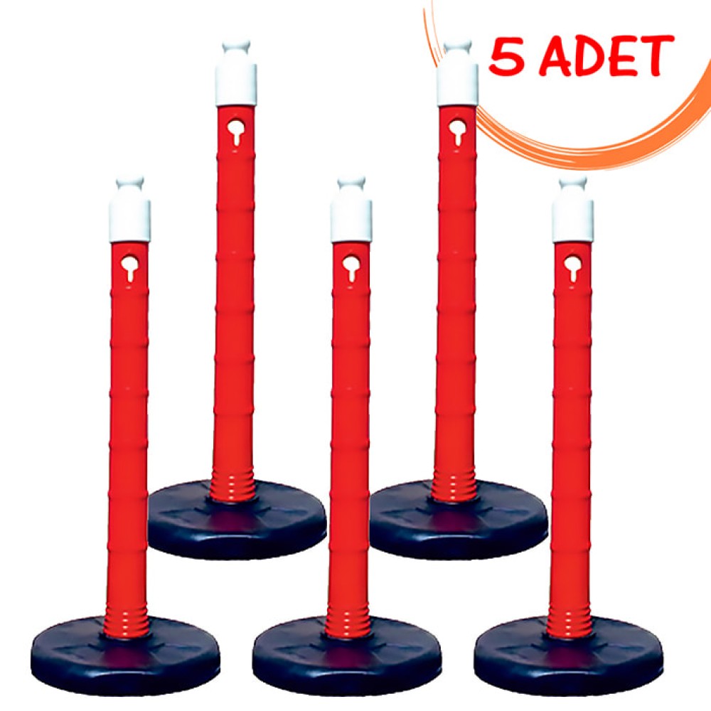 Pontoon Warning Post Rubber 80mm 110 cm 12418 DB (5 PCS)