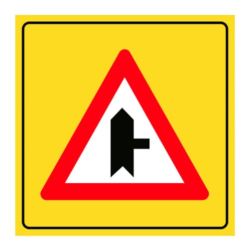 Main Road Secondary Road Junction Sign Danger Warning Sign T-22b