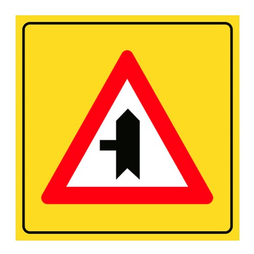 Main Road Secondary Road Junction Sign Danger Warning Sign T-22c