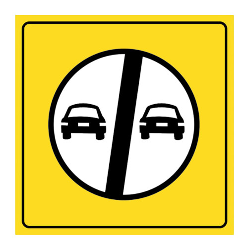 No Crossing End Sign Traffic Sign YB-21