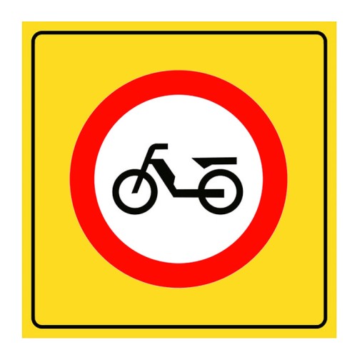 No Moped Entry Sign Traffic Sign TT-9