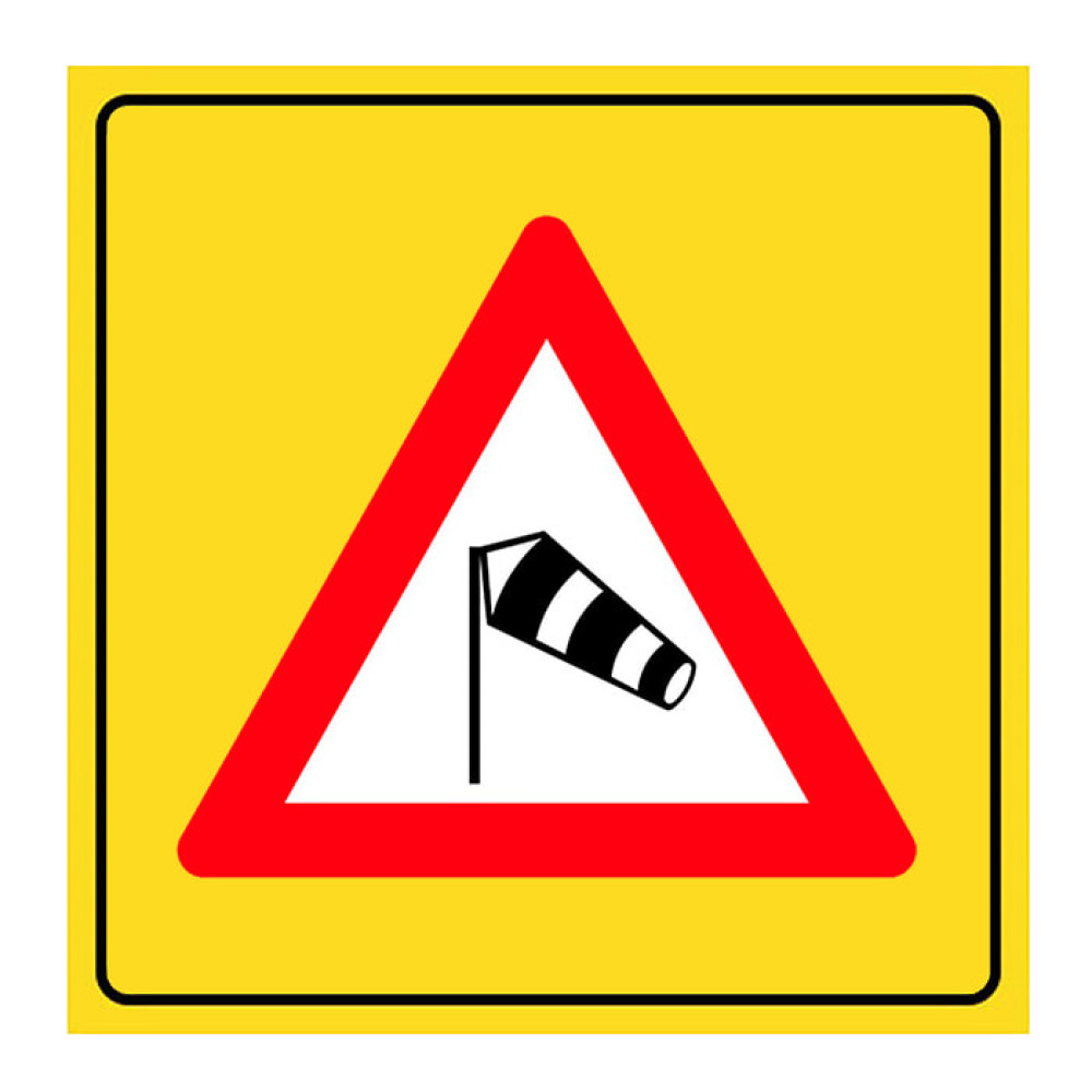 From The Side Wind Sign Traffic Sign T-18