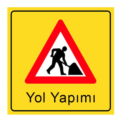 Road Construction Work Exist Sign Traffic Sign YB-1a