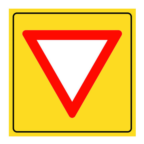 Give Way Sign Maintenance Traffic Sign TT-1