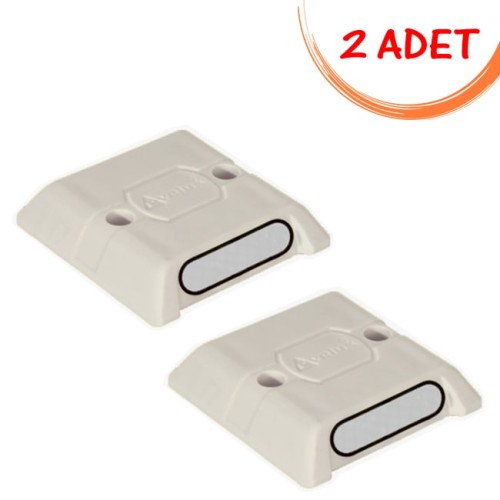 Plastic Road Button with Reflector (2 PCS)