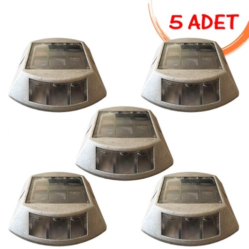 Solar Powered Solar Led Road Button (5 PCS)