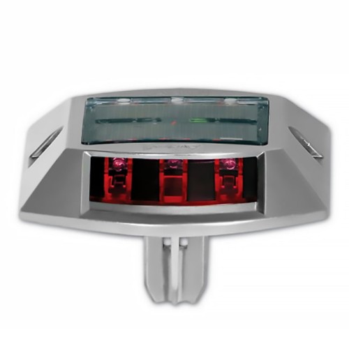 Solar Powered Solar Led Road Button Red