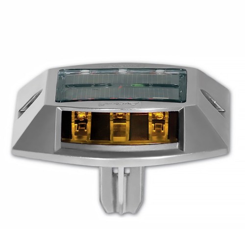 Solar Powered Solar Led Road Button Yellow