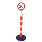 Round Maximum Speed ​​30 km Plastic Traffic Sign