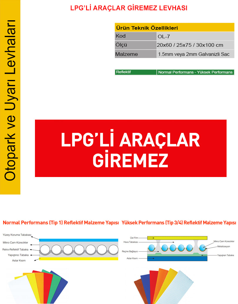 lpg'li araç giremez