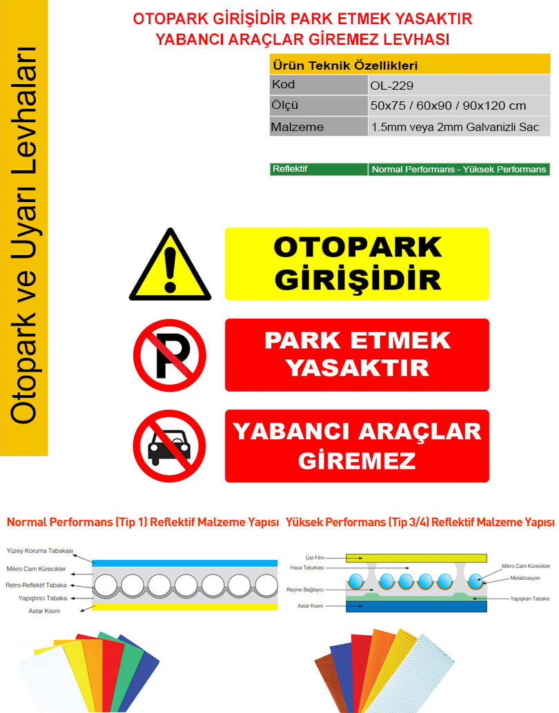 otopark girişidir park etmeyiniz