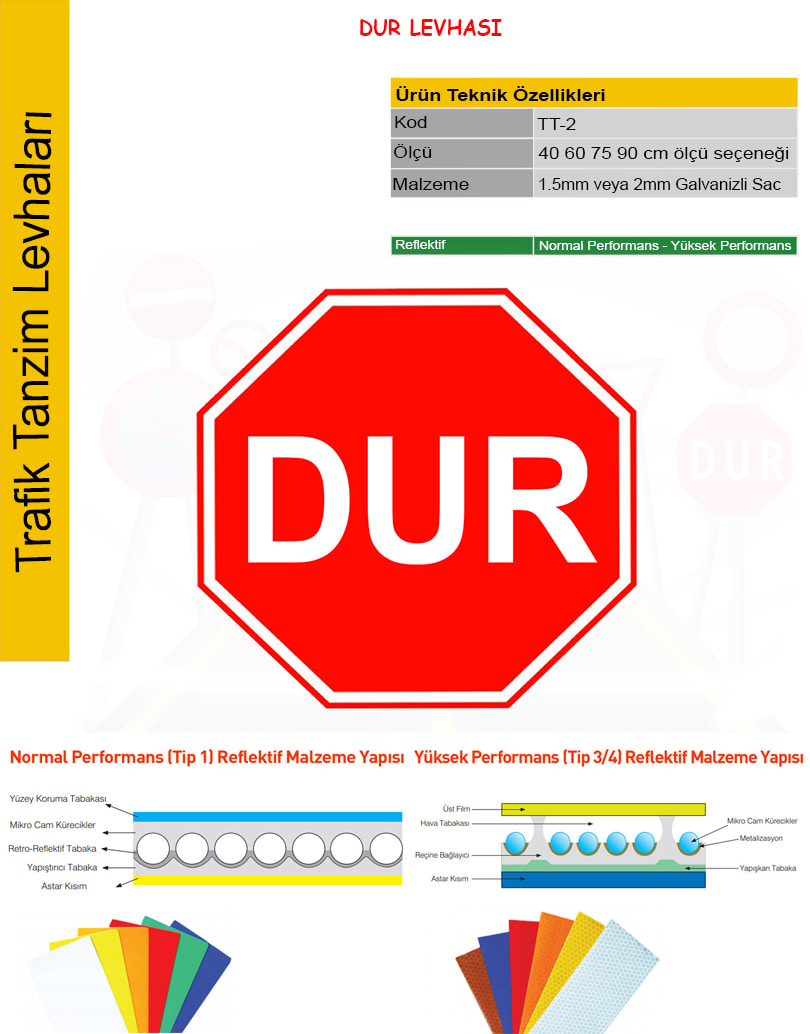 dur levhası