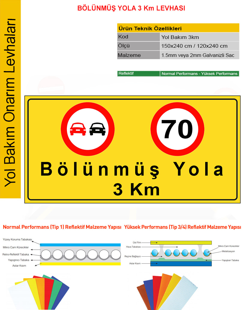 trafik işaretleri üretici